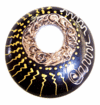 Wood pendant round 58mm