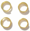 Split Ring 5mm Gold