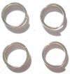 Split Ring 8mm Nickel